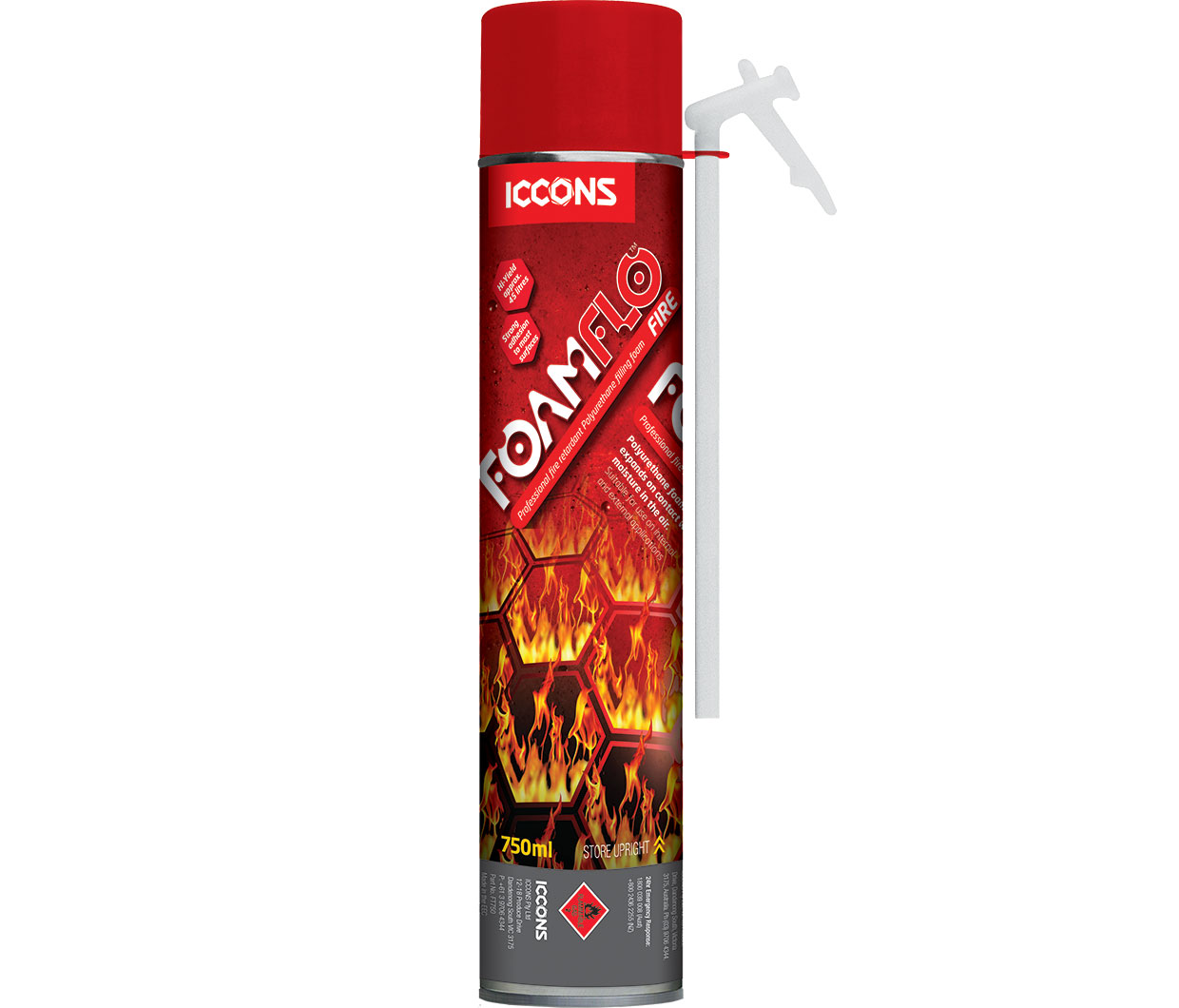 ICCONS FOAM FLO FIRE RETARDENT 750ML